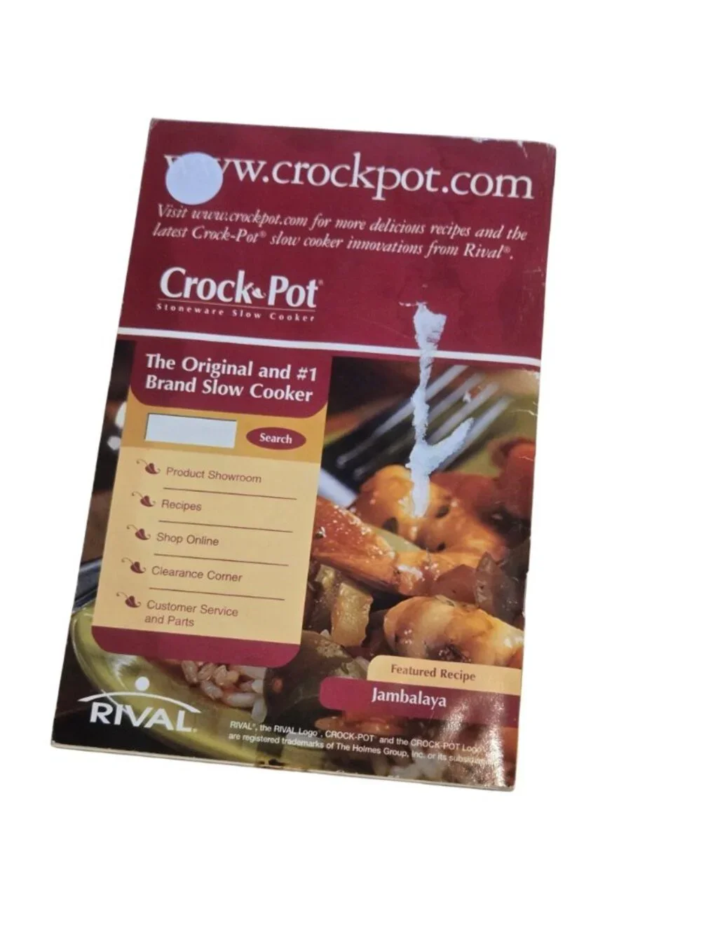 Rival Crock Pot Recipes For Every Occasion Cookbook Booklet 2005 Crockpot